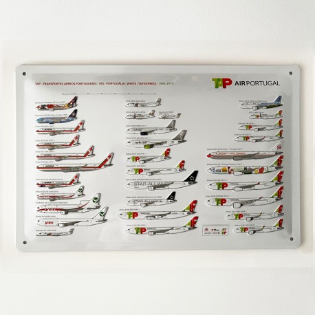 TAP fleet 1945-1992 -Metal Sign 20x30